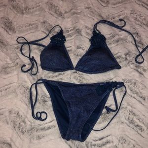 Royal blue bikini